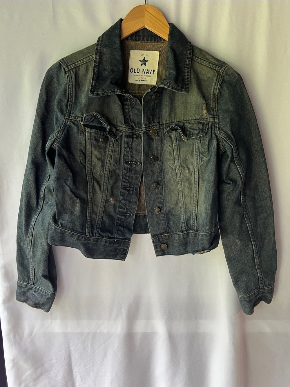 Old Navy Faded Blue Denim Jacket